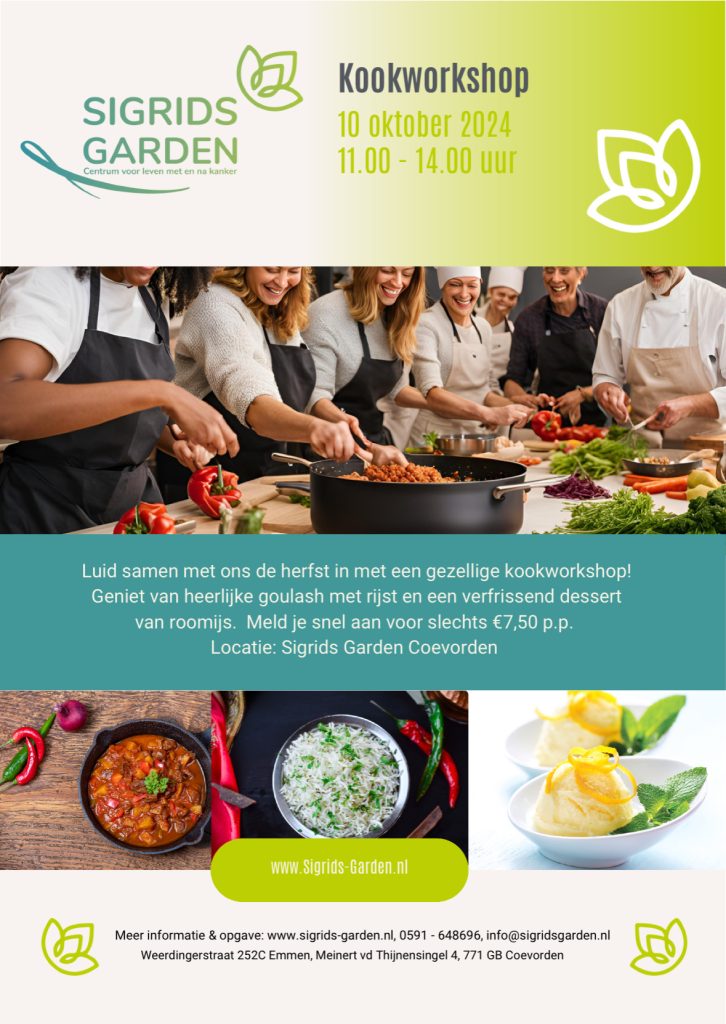 Kookworkshop Sigrids Garden Coevorden