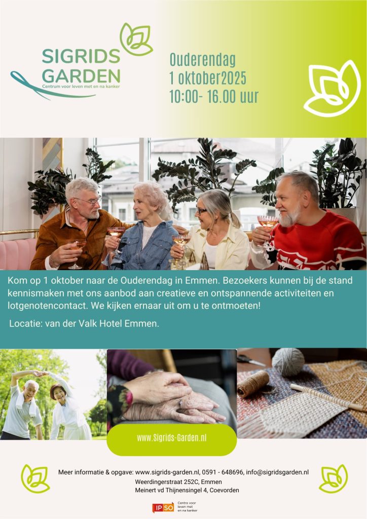 Sigrids Garden aanwezig op Ouderendag Emmen